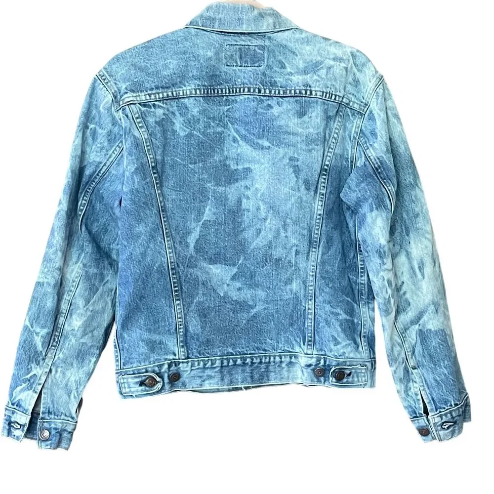 Vintage 60s 70s Levis 70505-0217 Type 3‎ Small E Denim Jacket Size 40 Acid Wash